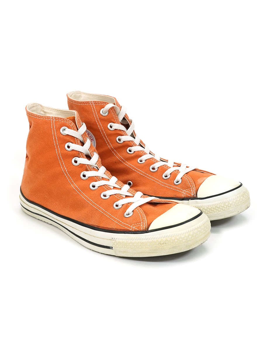 90's コンバース オールスター HI レアカラー オレンジ 表記(10) USA製