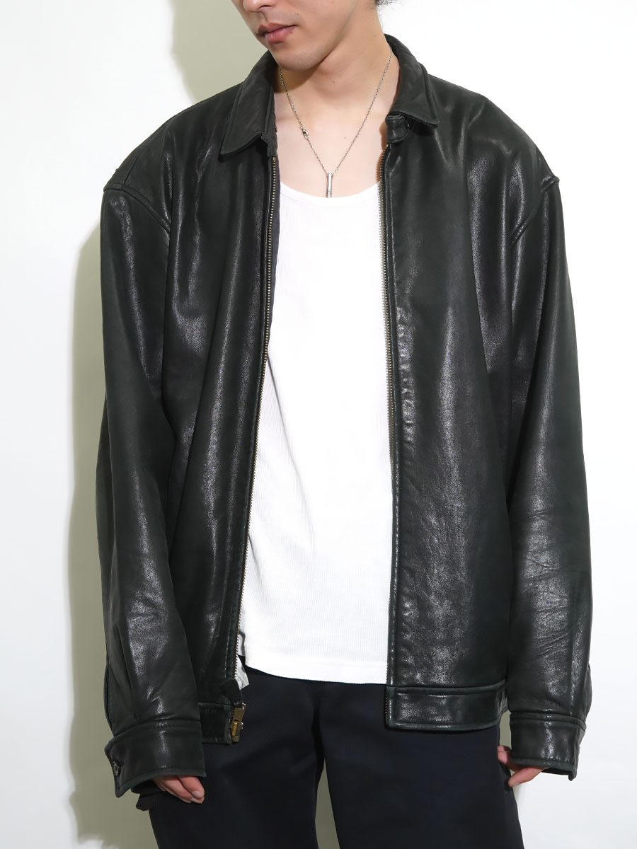 ラルフローレン レザースウィングトップ ブラック 表記(L) | NEW ITEM