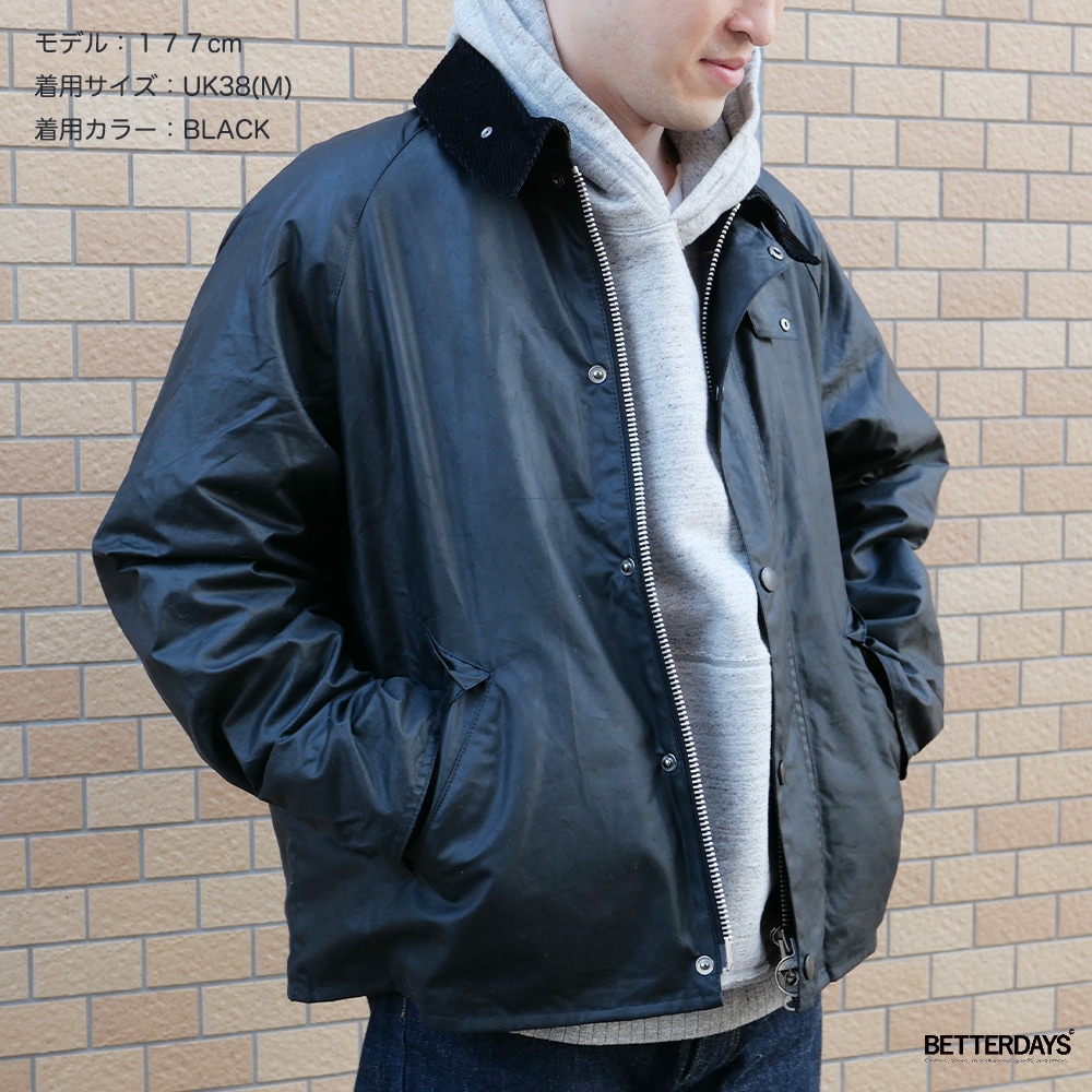 バブアー トランスポート ショートブルゾン ワックスコットBarbour