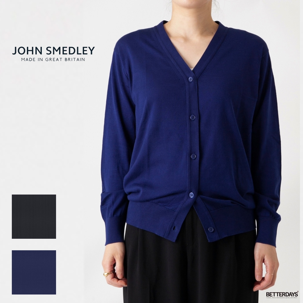 SALE／20%OFF】カーディガン ジョンスメドレー Vネック コモンフィット