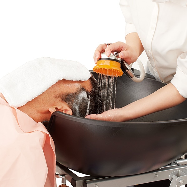 移動式シャンプー台 St 折り畳み式 高さ87.8×幅72.6×奥行63cm 訪問美容