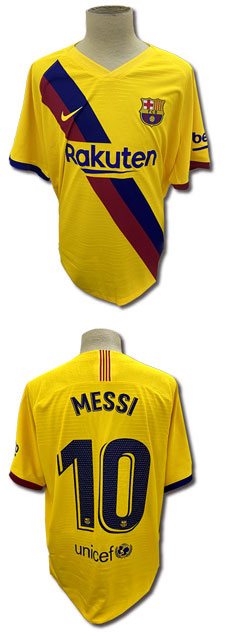 FCバルセロナ 2019-20 選手支給用アウェイユニフォーム