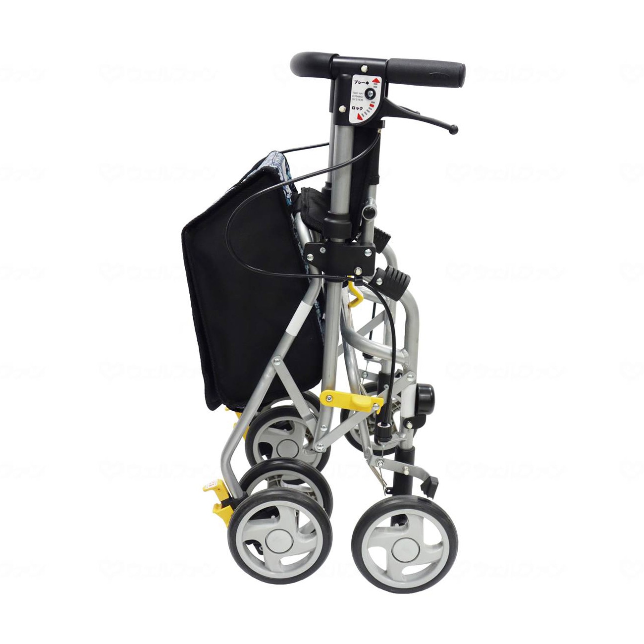 シンフォニー SPスリム 花柄紺 ｜ シルバーカー・歩行器,歩行器・歩行