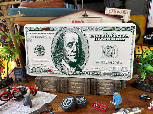 100ドル札 ライセンスプレートの通販・販売 | アメリカ雑貨のテーマ