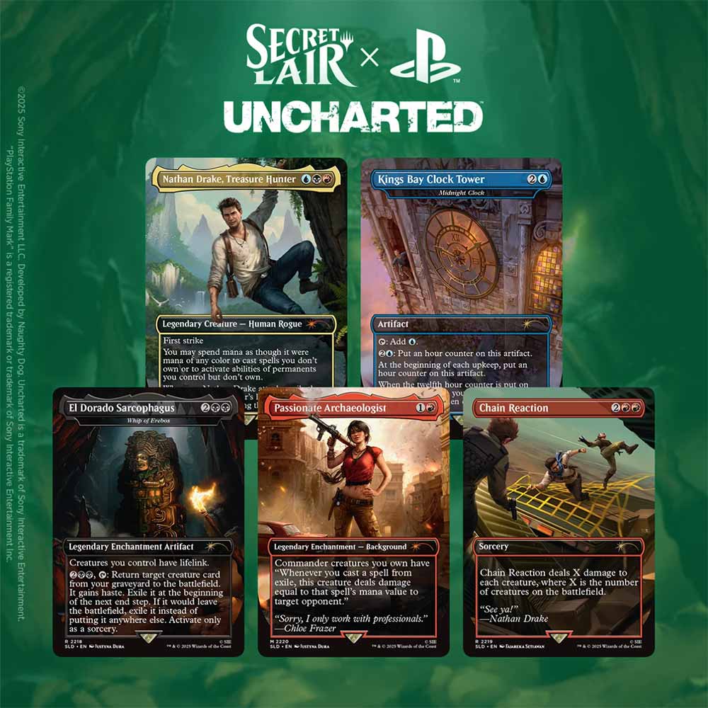Secret Lair x Uncharted 英語版 BOX【MTG】｜マジック・ザ