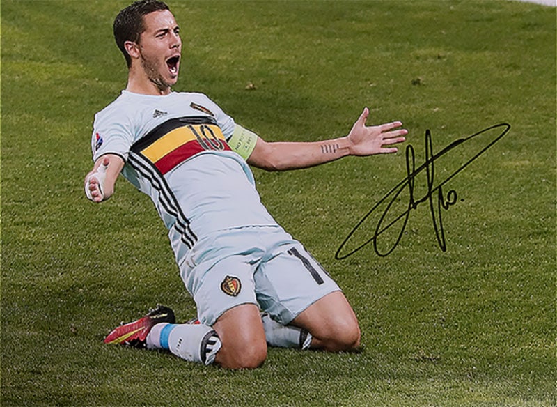 直筆サイングッズ,ICONS,エデン・アザール ｜カードファナティック公式通販