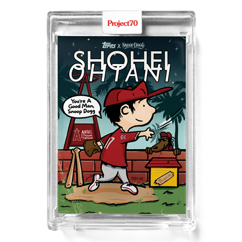 大谷翔平 #890 Topps Project70 Card Shohei Ohtani by Snoop Dogg 4