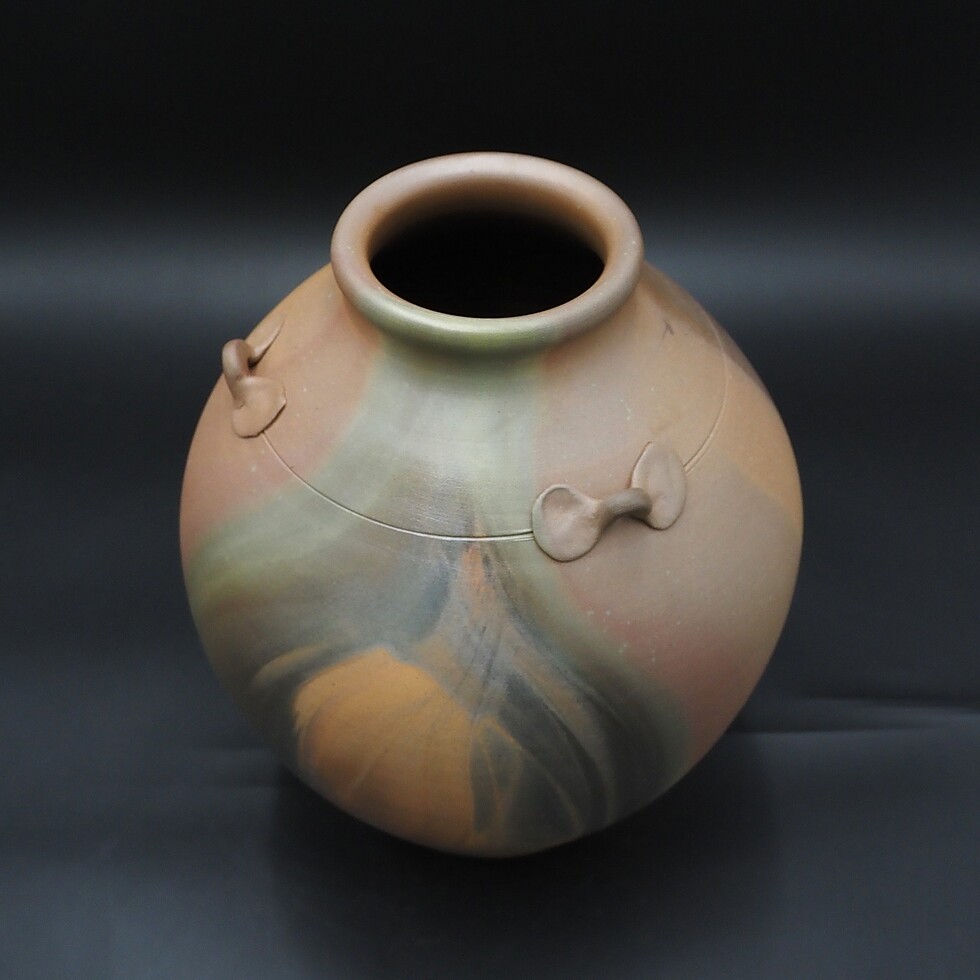 アウトレット(B級)品】忠孝オリジナル陶器「琉球城焼 三升空甕（5400ml