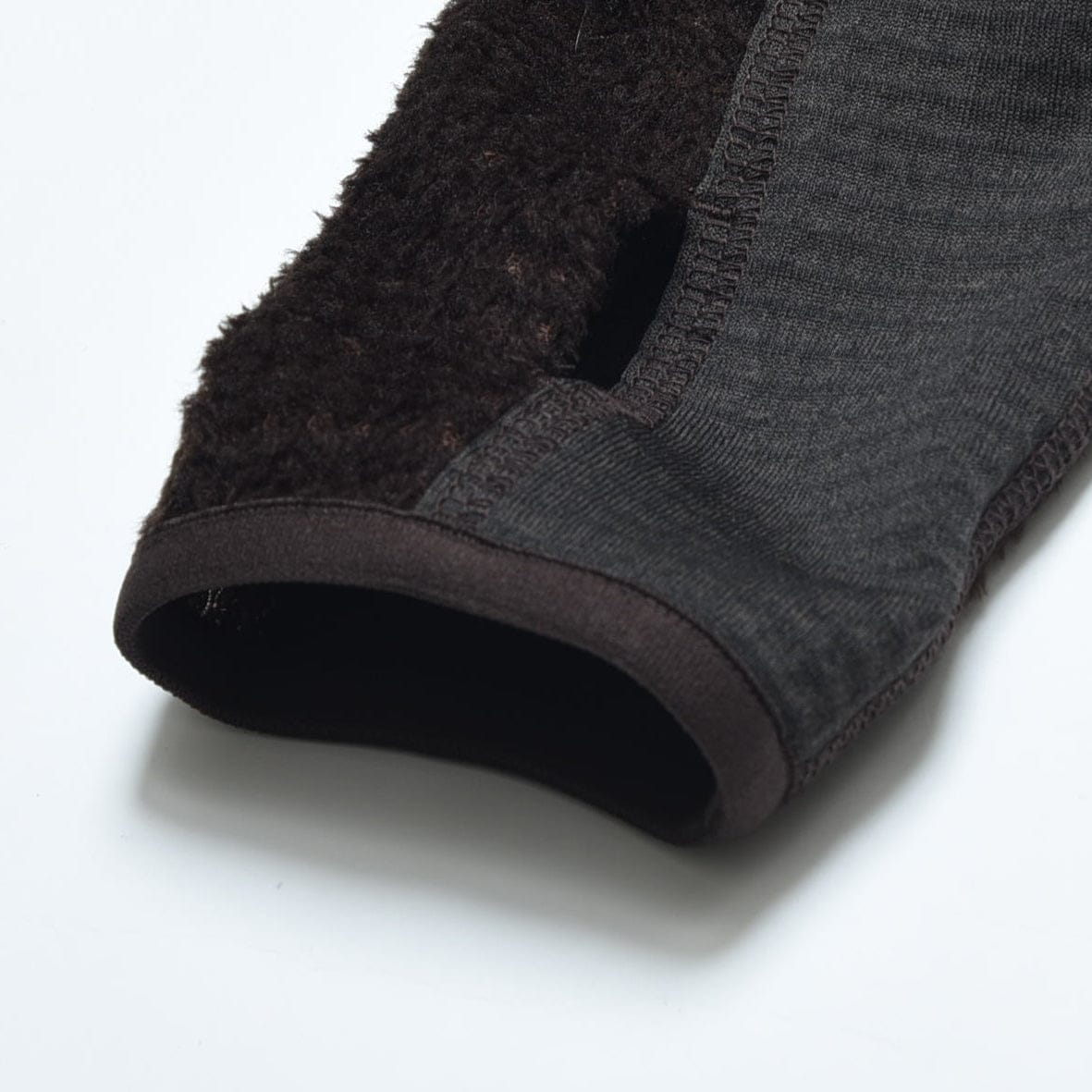 charbon / POLARTEC HYBRID FLEECE HOODIE BLACK