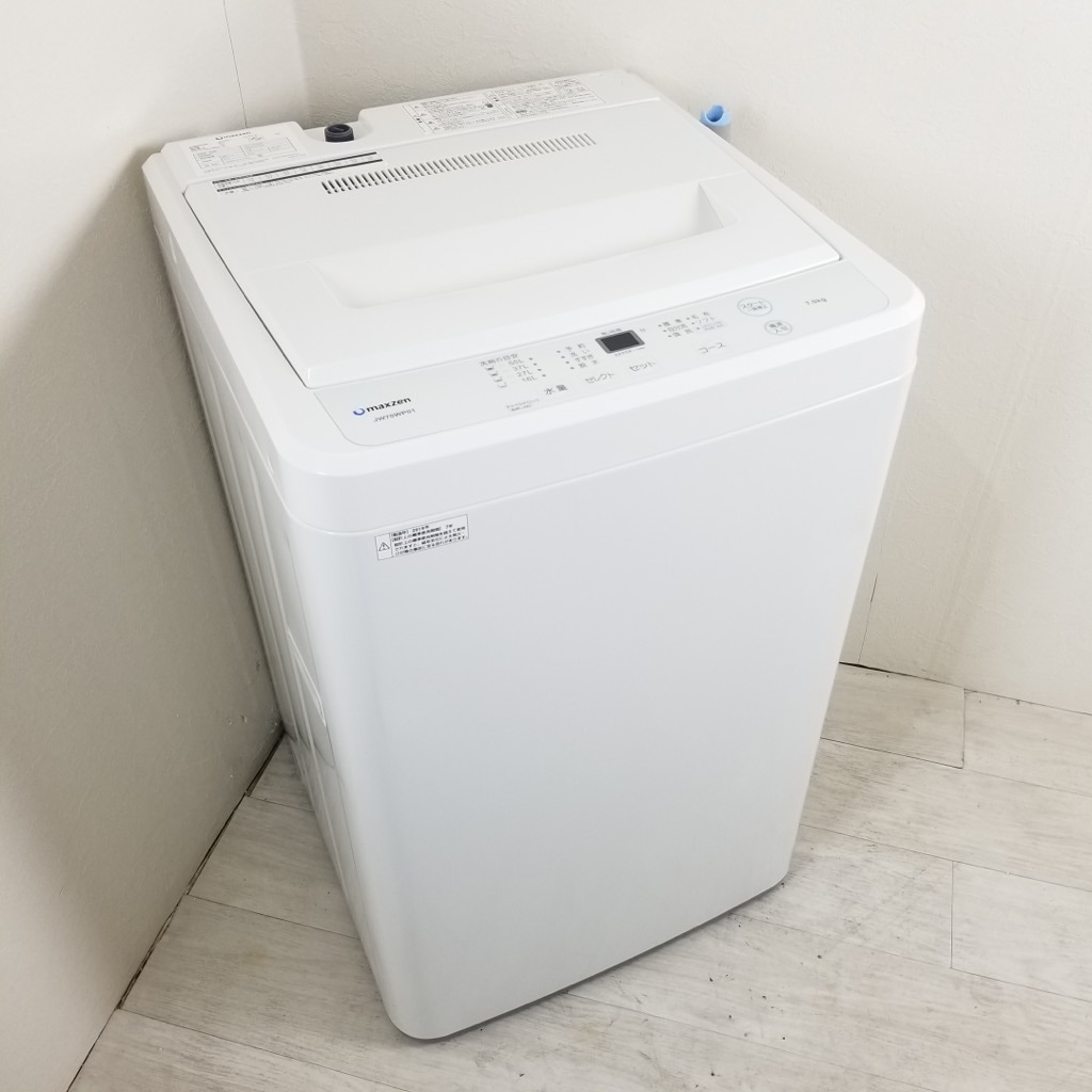 中古 高年式 洗濯機 maxzen マクスゼン 7.0kg JW70WP01 2019年製