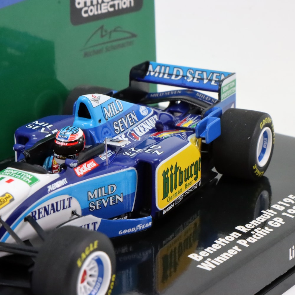 ミニチャンプス 1/43 ベネトン ルノー B195 ミハエル シューマッハ