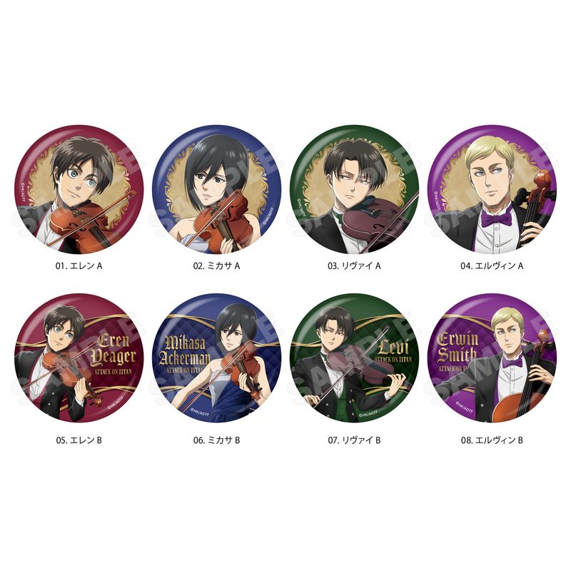 進撃の巨人』四重奏ver. クリスタルアートボード 04 エルヴィン | 人気