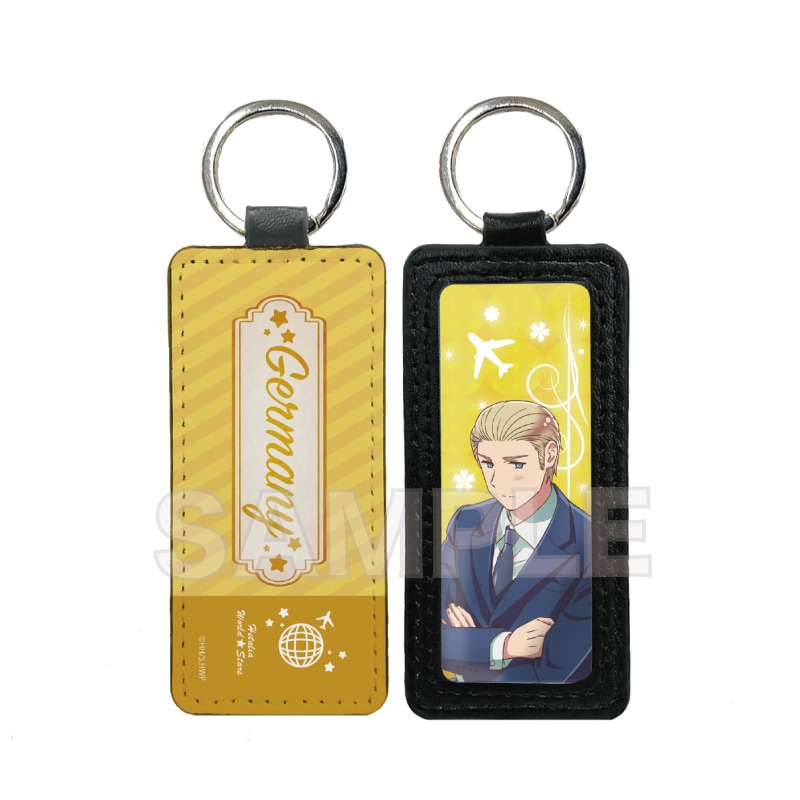 ヘタリアWorld☆Stars』レザーキーホルダー 02 ドイツ | 人気アニメや