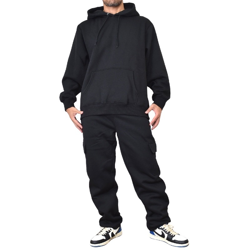 大きいサイズ メンズ WASH FACTORY セットアップ 上下 プルオーバー