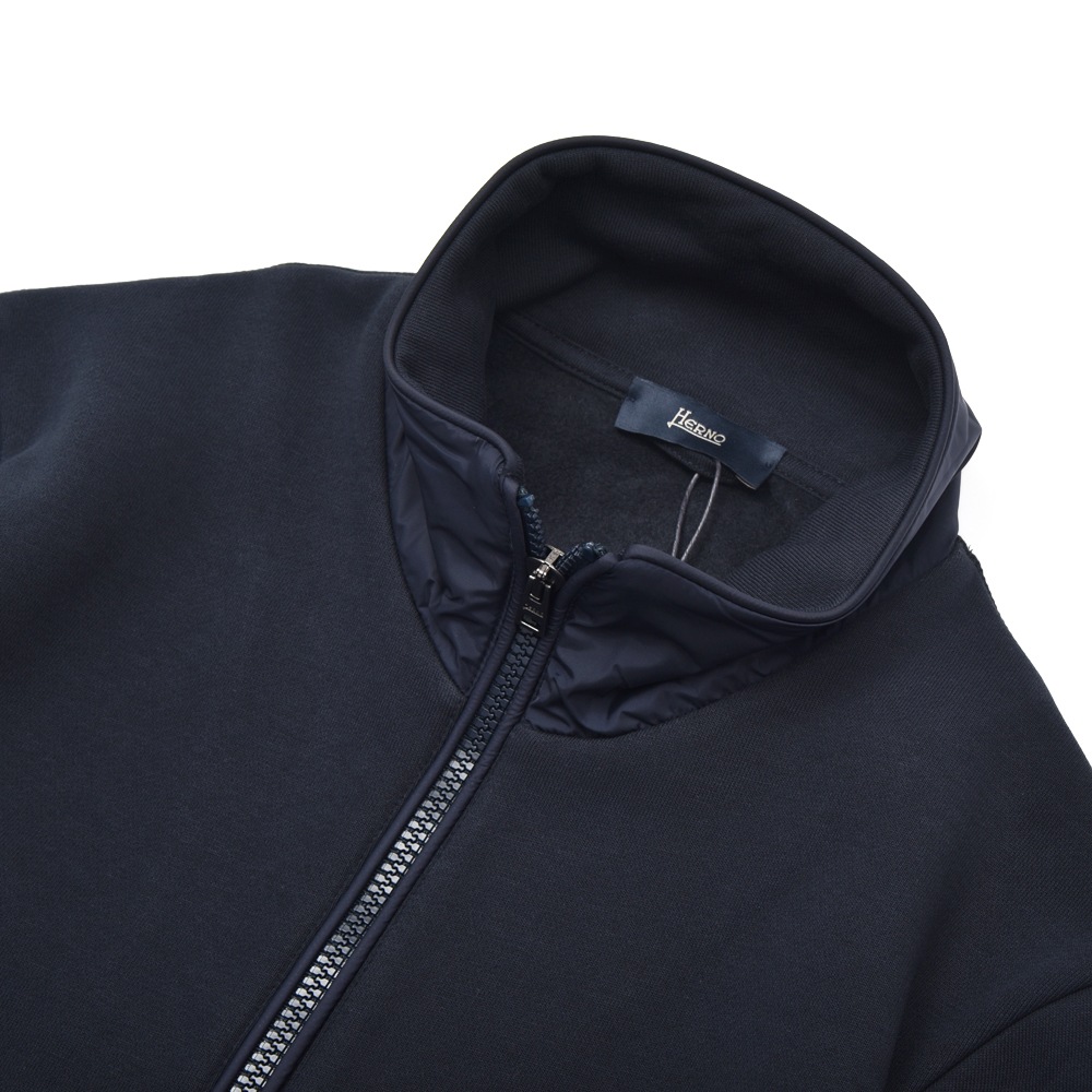 HERNO ヘルノ JC0010U-50027＋12004 スウェット ジップアップ ブルゾン
