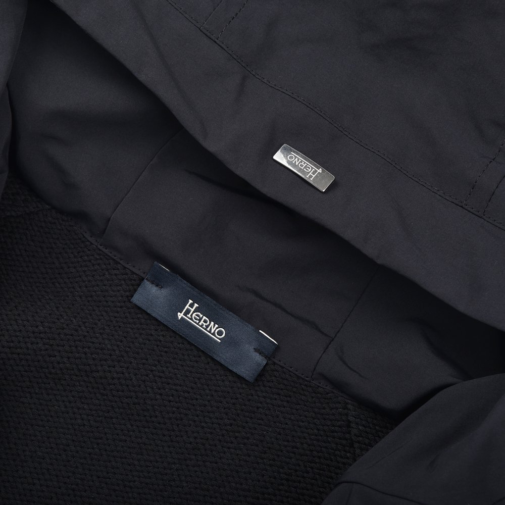 HERNO ヘルノ パフィコットン ミドルゲージ フード付 ニット 【国内