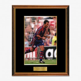 ギグス直筆サイン入りマンチェスターU 07/08フォト 特製フレーム入り