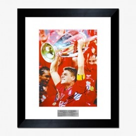 ジェラード直筆サイン入りリバプール14/15ホームユニフォーム | THE DUGOUT