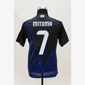 イニエスタ直筆サイン入り選手支給バルセロナ10/11アウェイ