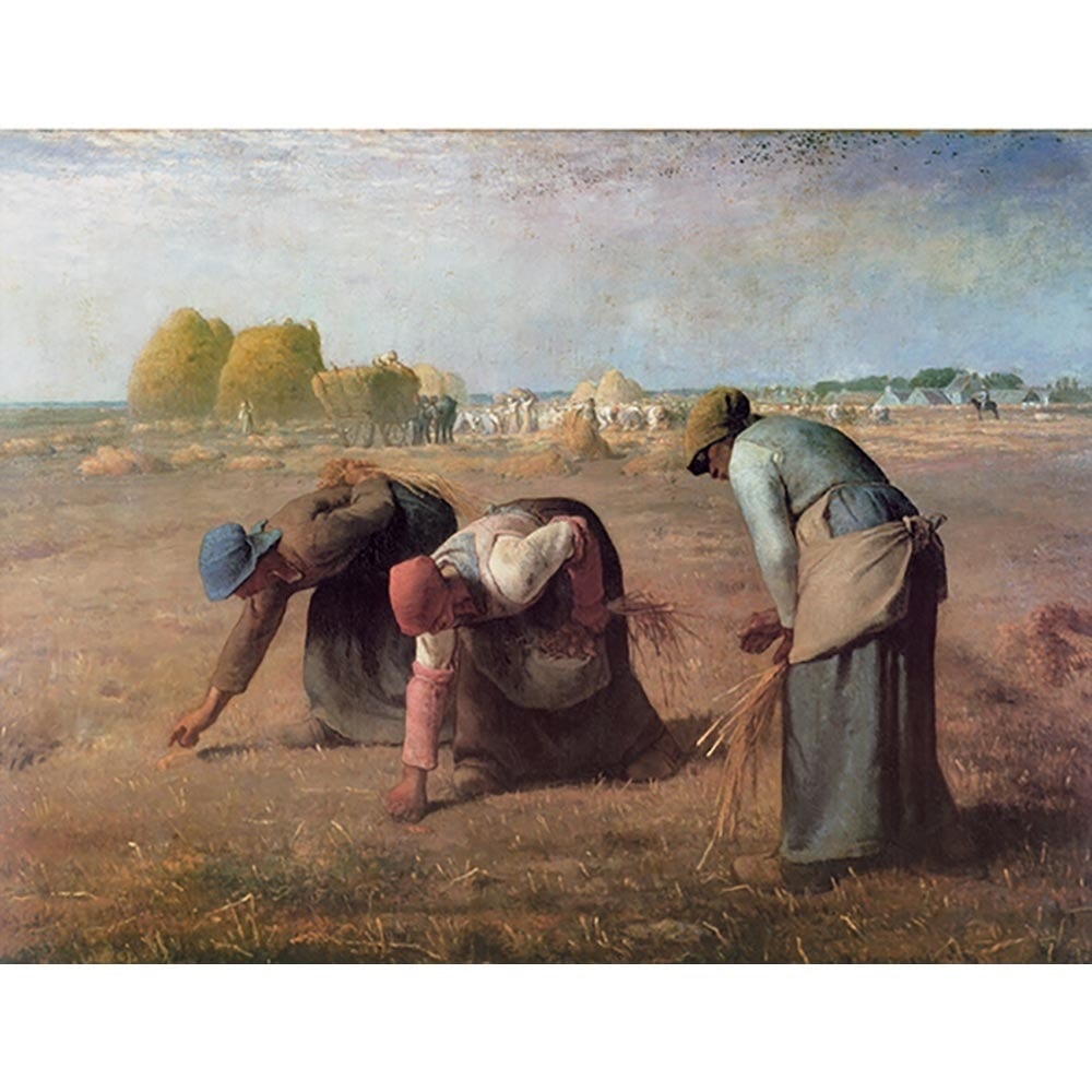 落穂拾い 【6号】 ジャン＝フランソワ・ミレー 【 額縁が選べる 額入り