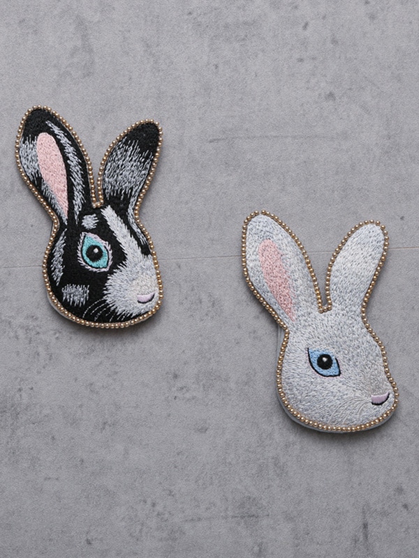 うさぎ刺繍ミラー M42-2010｜KANKAN ONLINE SHOP【公式】
