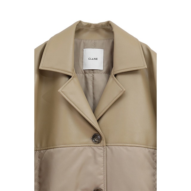 CLANE / クラネ LEATHER SWITCHING OVER JACKET｜アーストライブ
