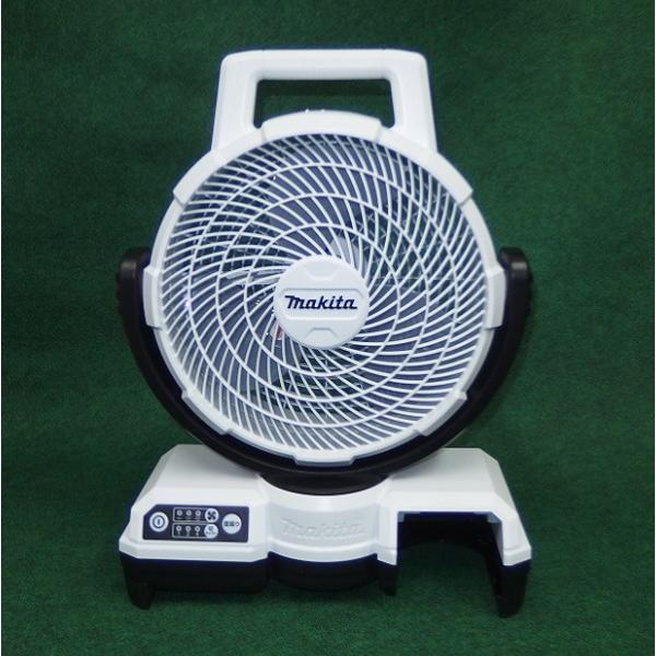 マキタ CF202DZW 10.8V 自動首振機能付充電式ファン 羽根径235mm 白