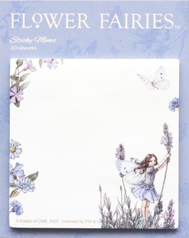Flower Fairies 花の妖精たち スクエア付箋 Lavender | カテゴリーで