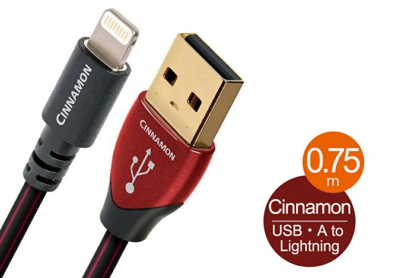 audioquest - USB2 CINNAMON-LIGHTNING/1.5m/LG（USB2/CIN/1.5M/LG