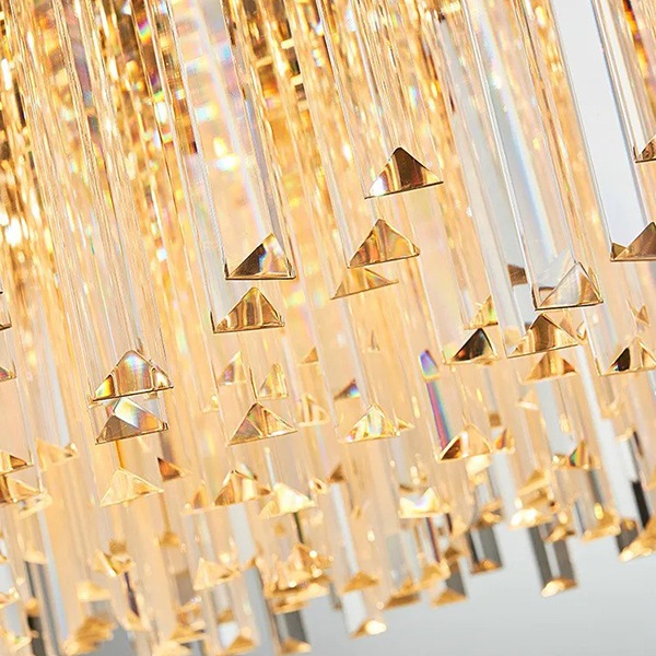 モダン照明 クリスタルシャンデリア 2段（D600×H400mm／D1000×H550mm