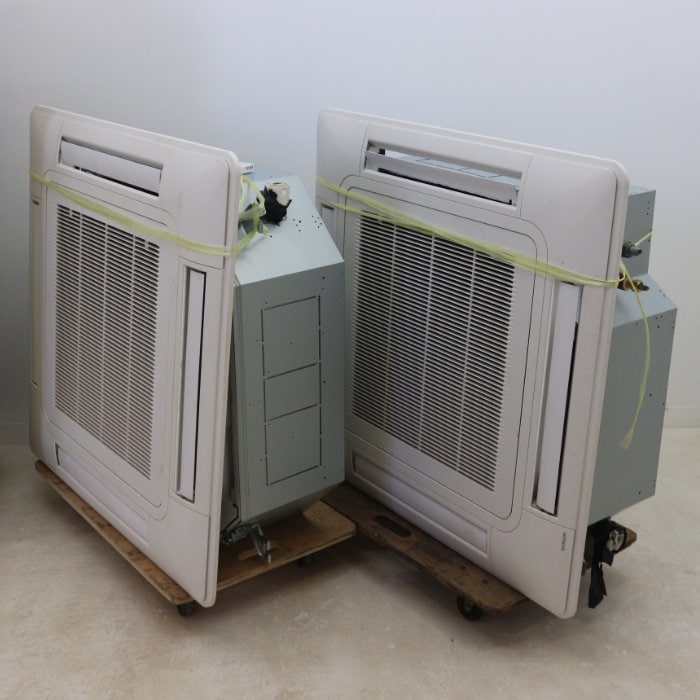 中古】天カセエアコン 日立 外機10馬力 内機5馬力※内機2台※RAS