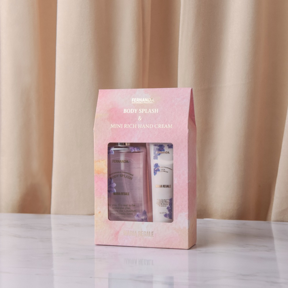 ボディスプラッシュ＋ミニリッチハンドクリームセット（マリアリゲル