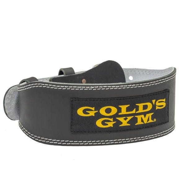 GOLDS GYM ゴールドジム ブラックレザーベルト BK G3368 ウエイト