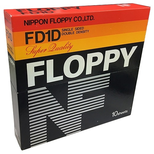 アウトレット】NIPPON FLOPPY 8インチ フロッピーディスク 片面倍密度