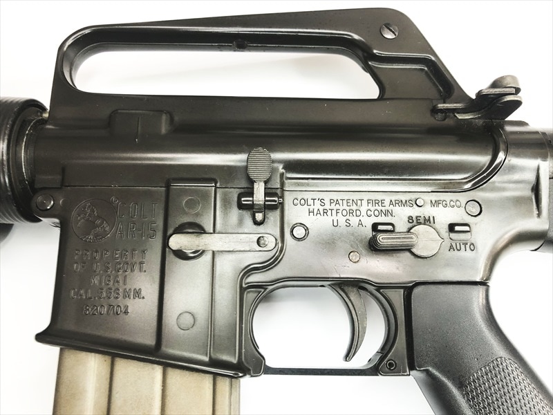 特選中古品】発火モデルガン MGC コルトM16A1(SPG) ABS CP-BLK [10345