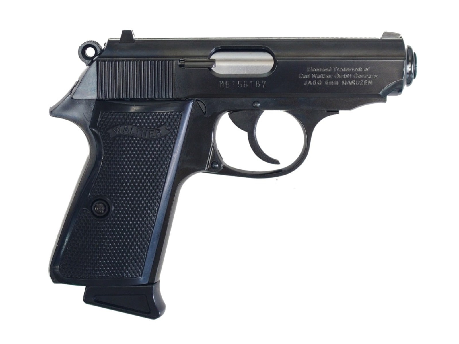 マルゼン ガスブローバック ワルサーPPK/S ブラックメタル （ワルサー