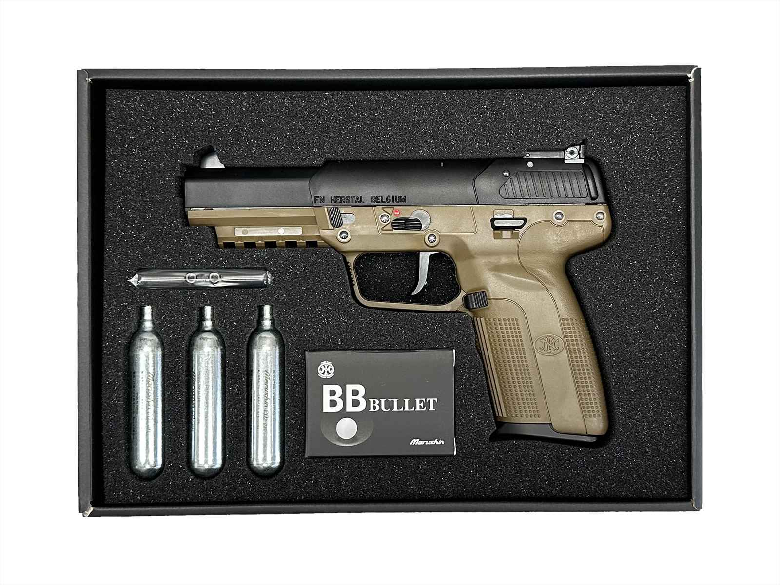マルシン CO2ガスブローバック FN Five-seveN V2 FDE | 各社ガン本体