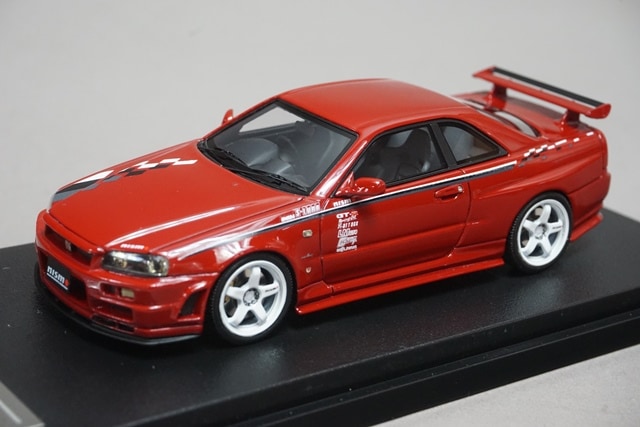 1/43 HPI 8380 ミラージュ 日産 ニスモ R34 GT-R S-tune アクティブ