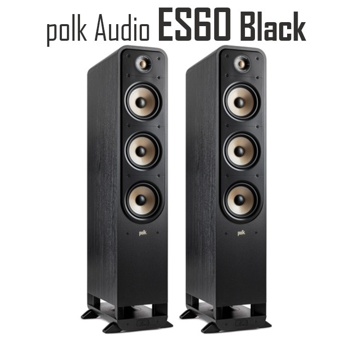 Polk Audio ES60 ブラック ペア トールボーイスピーカー Signature