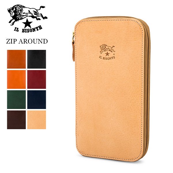 イルビゾンテ Il Bisonte ラウンドファスナー 長財布 C0442 P ZIP