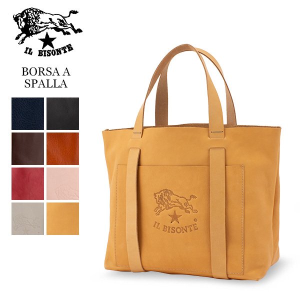 イルビゾンテ Il Bisonte トートバッグ レザー A2591 P BORSA A SPALLA