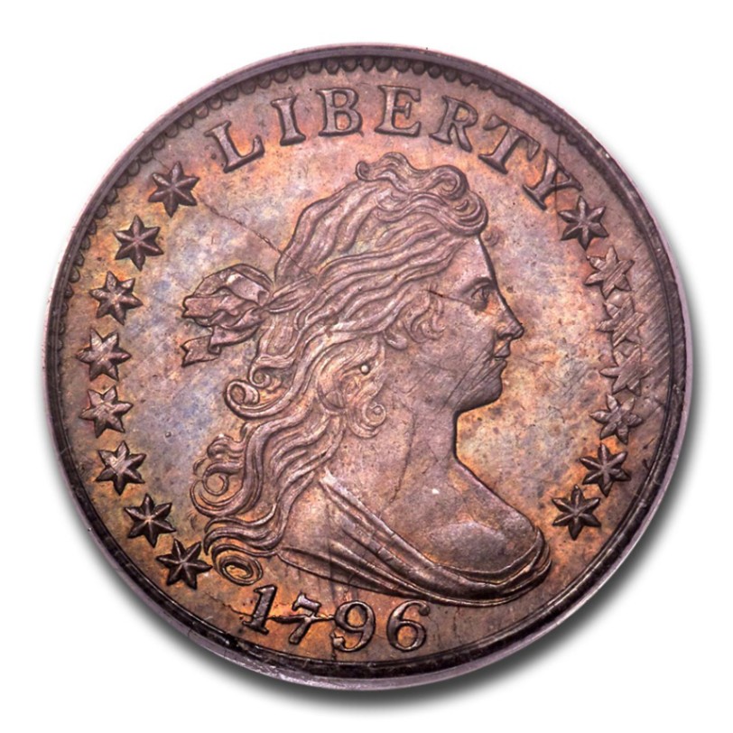 1796年 ドレイプド バスト ダイム 銀貨 10セント シルバー コイン