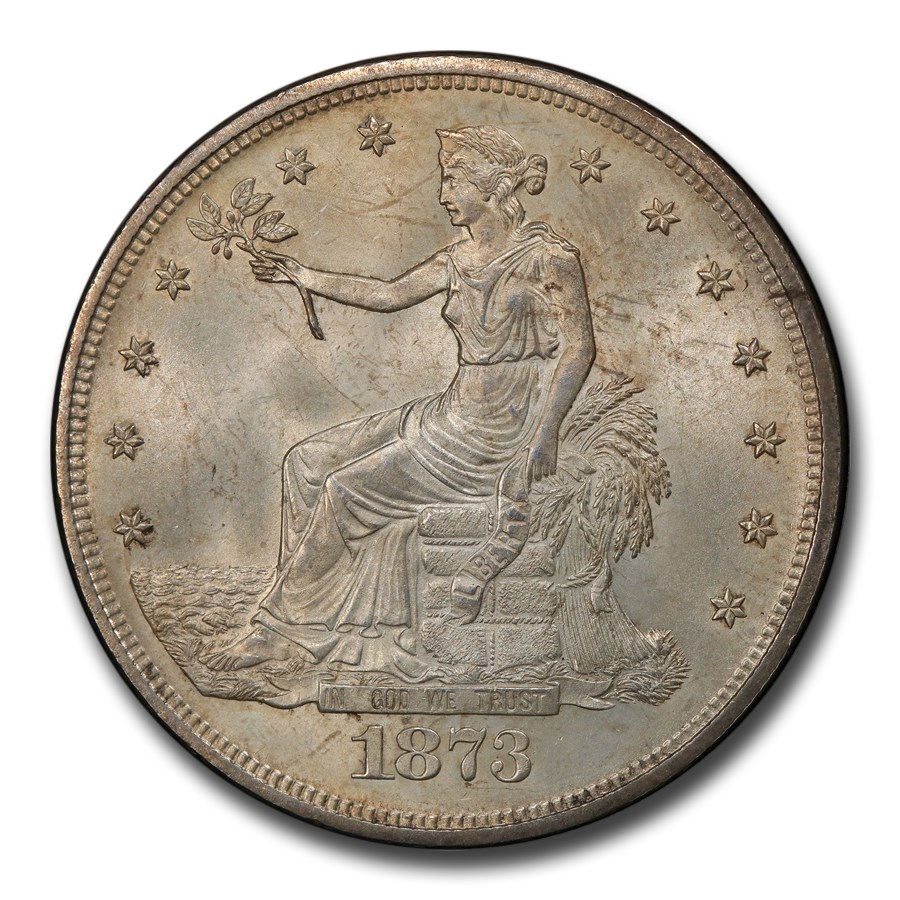 1873年 アメリカ 貿易銀 1ドル トレード ダラー 銀貨 シルバー