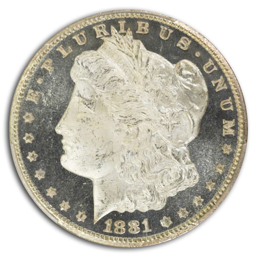 1881年 モルガン ダラー 銀貨 1ドル シルバー モルガン ヘッド