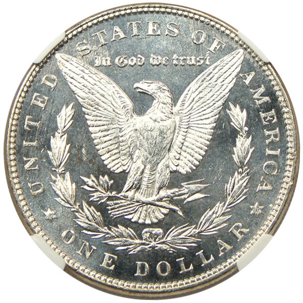 アンティークコイン アメリカ 1ドル モルガン銀貨1887 ＄1 NGC MS67PL