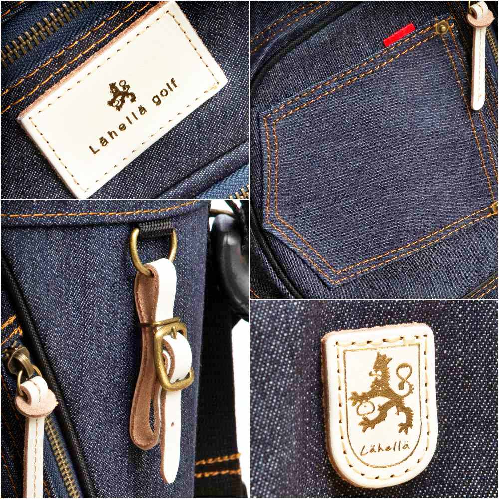 Lahella golf デニムスタンドキャディバッグ【ラヘラゴルフ】