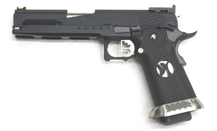 ARMORER WORKS ハイキャパ 5.1 レースガン ガスブローバック BK | ガス