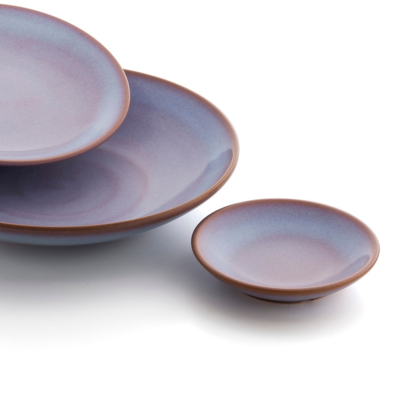 萩焼 皿小（紫） | 萩焼／松陰と文シリーズ | | 道の駅萩往還 ネットストア