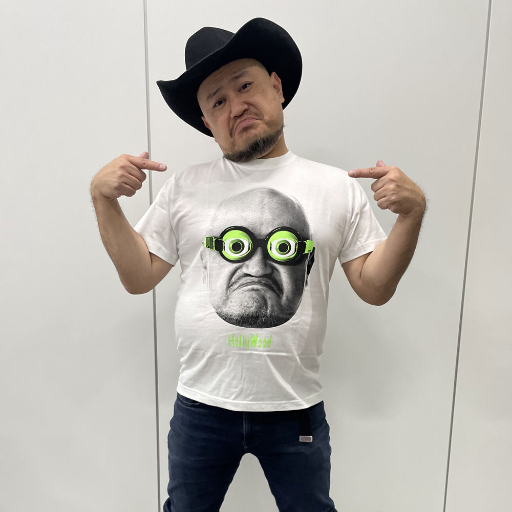 ハリウッドザコシショウ/眠たくなってきちゃった Tシャツ /ホワイト