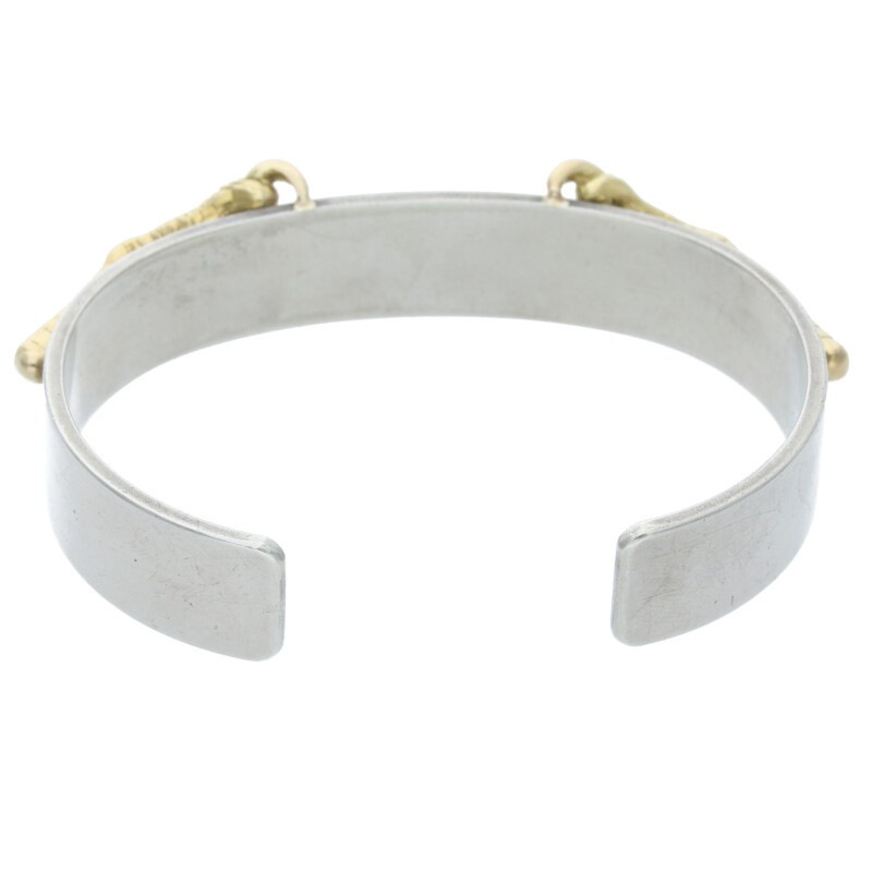 金爪付き平打ちブレス S ※ブレスのエンドに弱削れあり【取扱：原宿